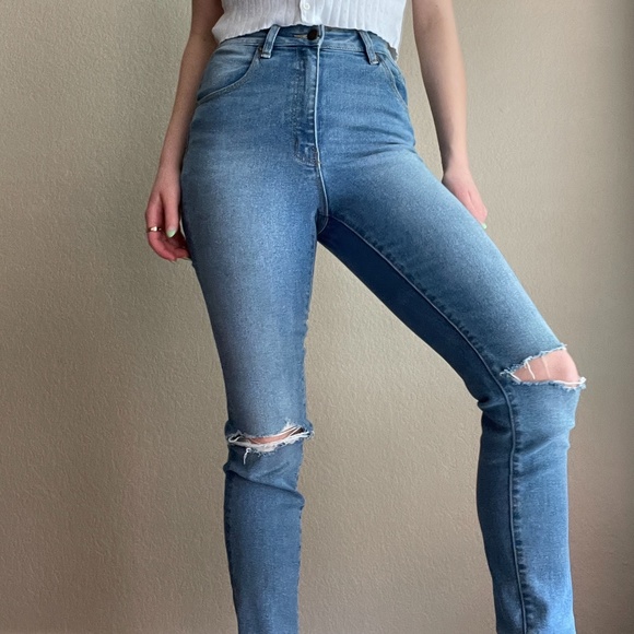 Rolla's High Waisted Skinny Jeans - Picture 1 of 6